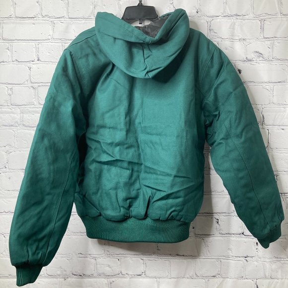 Tri Mountain Hooded Jacket in Green - Picture 2 of 7